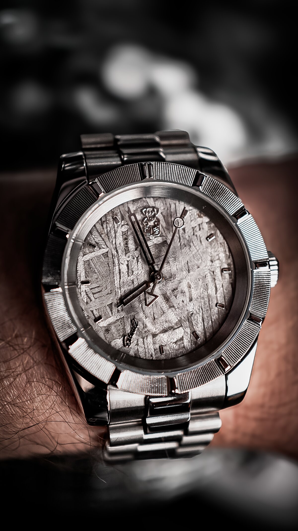 The Disco-Baller on a wrist
